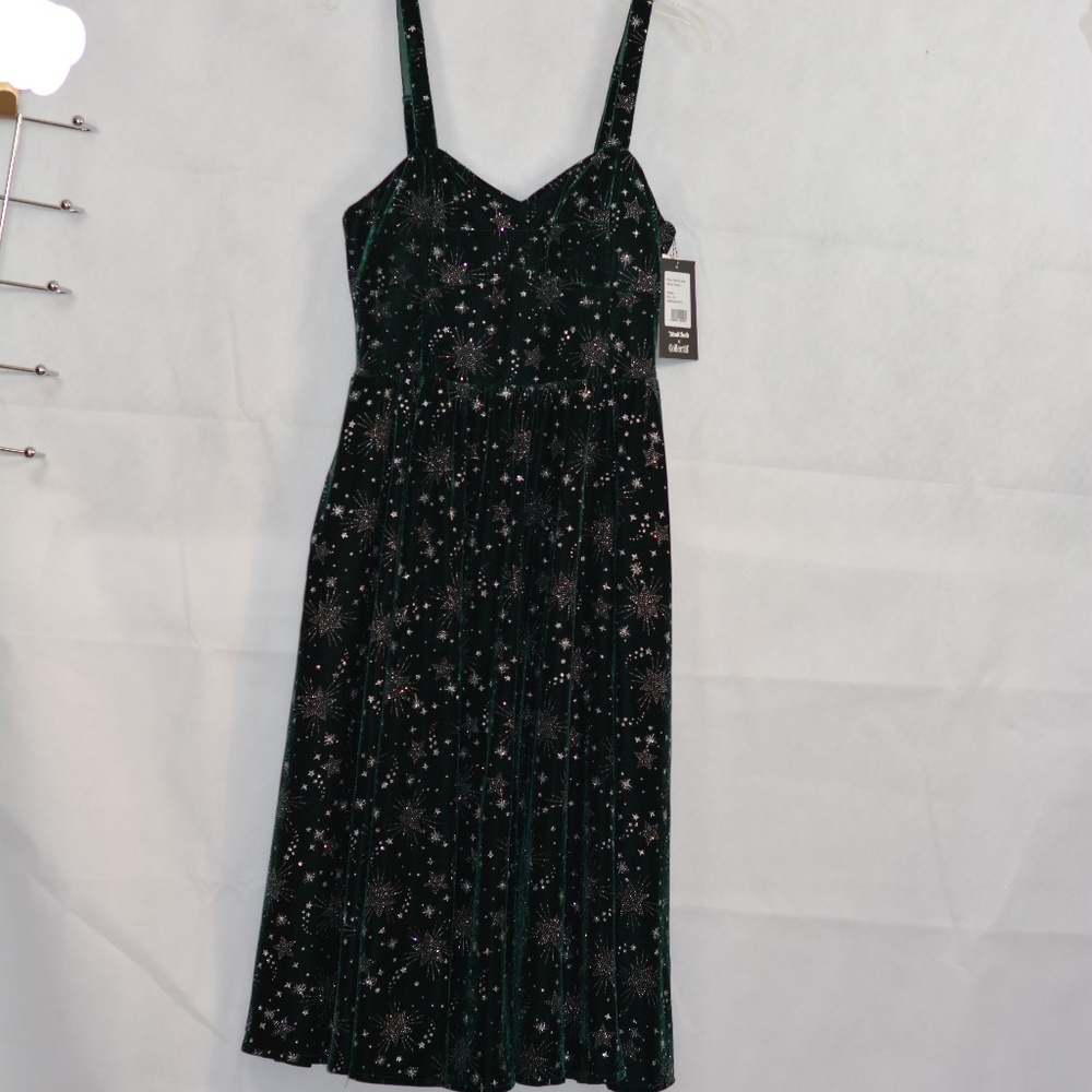 ModCloth X Collectief. Velvet  Dress SZ 10 NWT - Picture 3 of 10